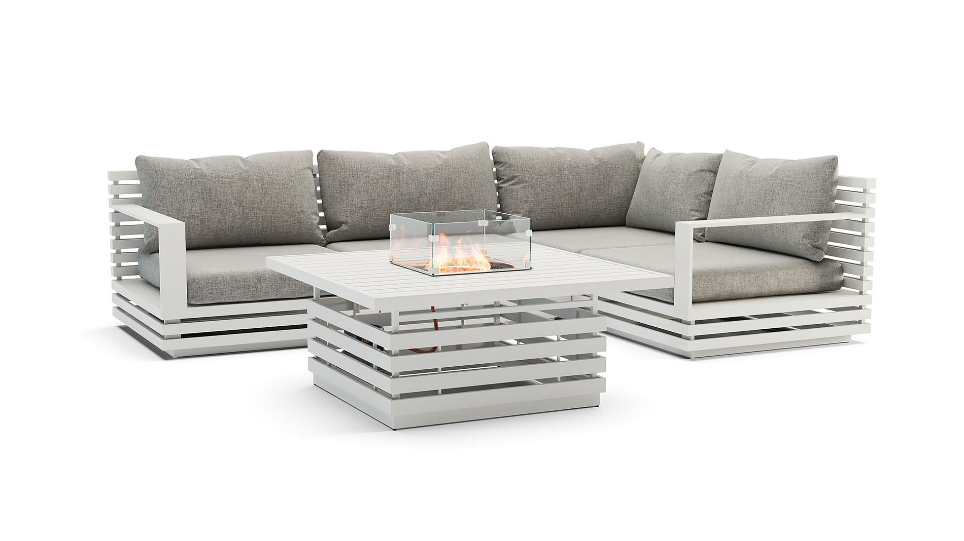 RN-1 M con mesa brasero de gas