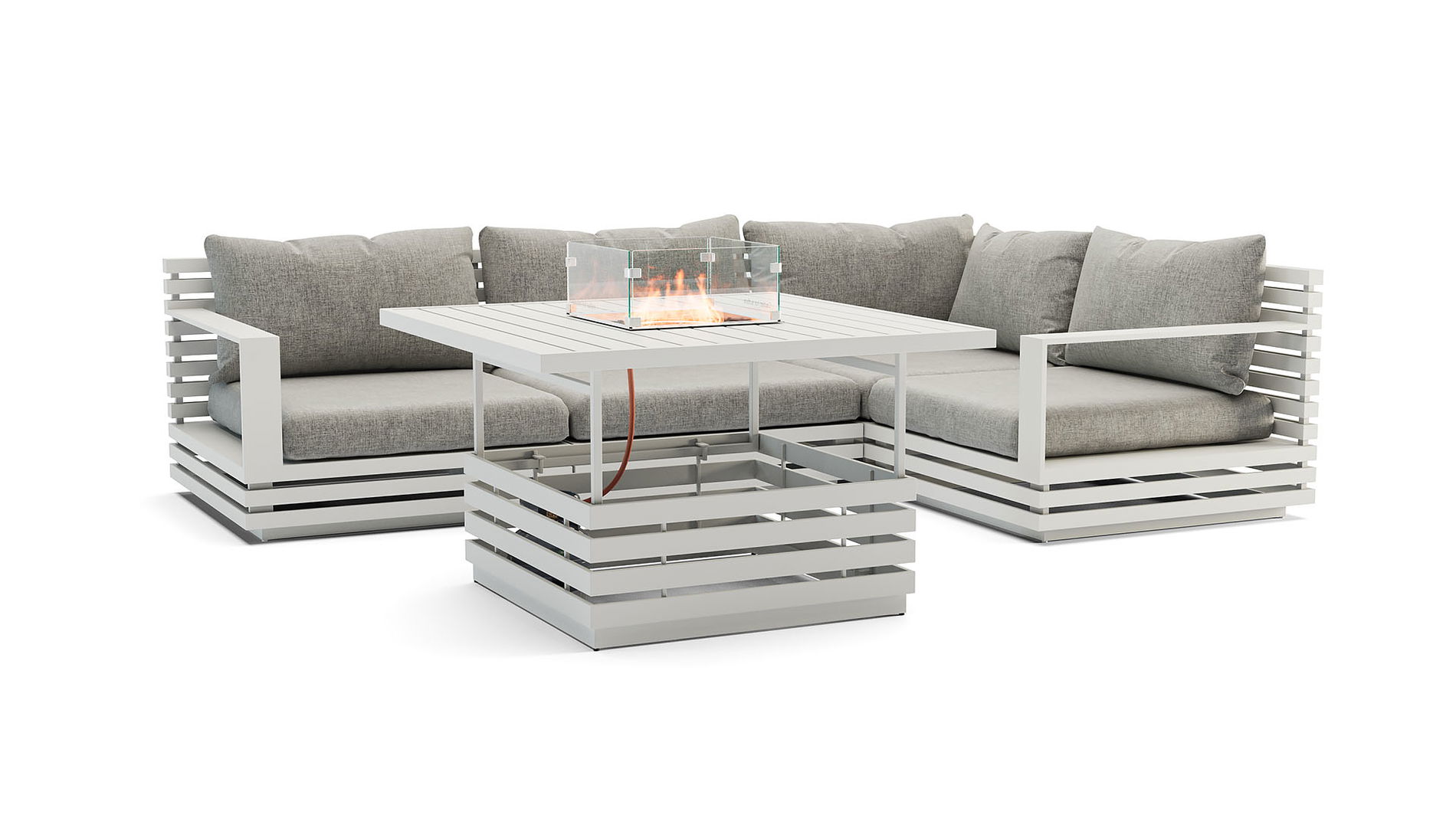 RN-1 S con mesa brasero de gas