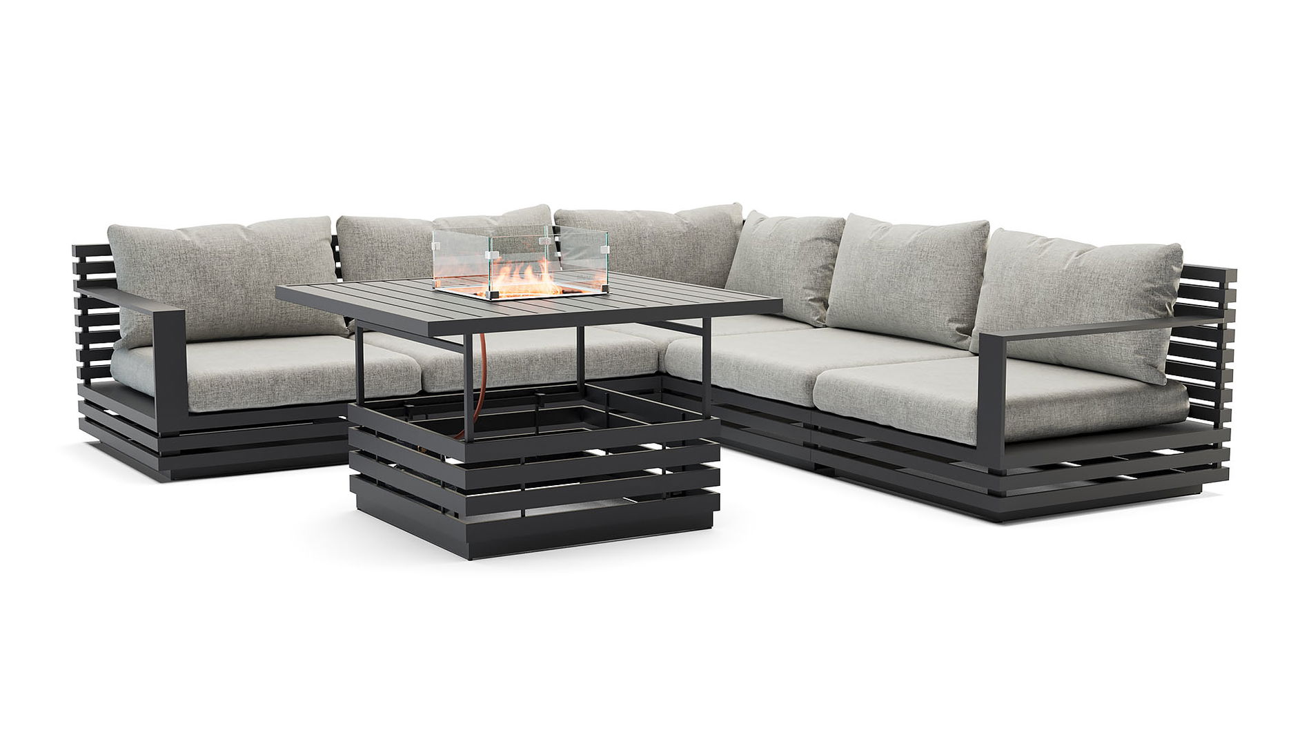 RN-1 M con mesa brasero de gas