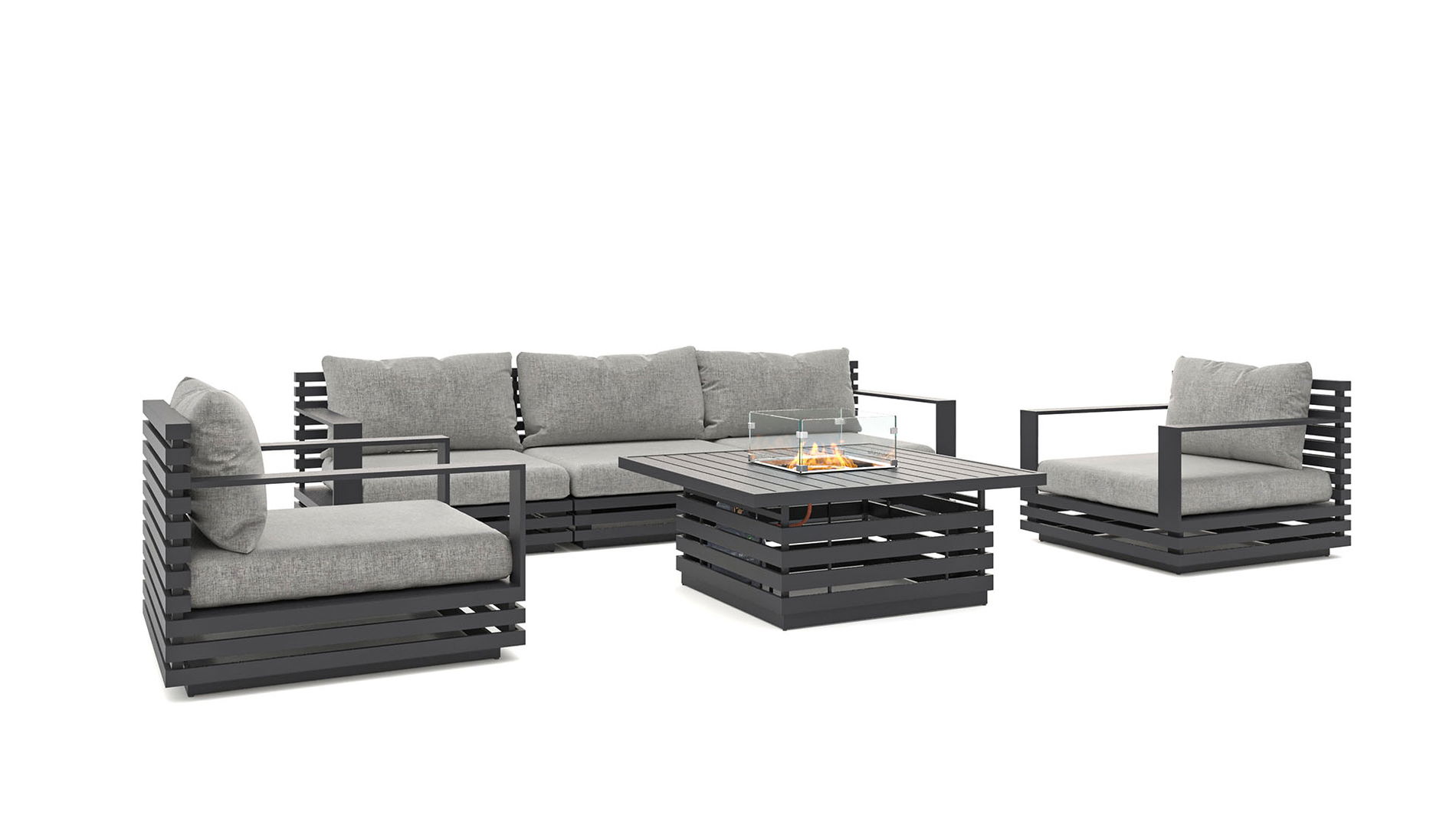 RN-4 M con mesa brasero de gas