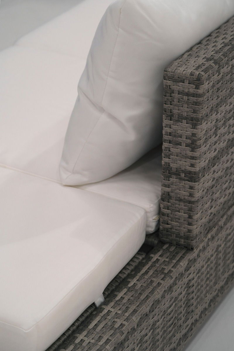 Lugano (Rattan Gris ceniza)