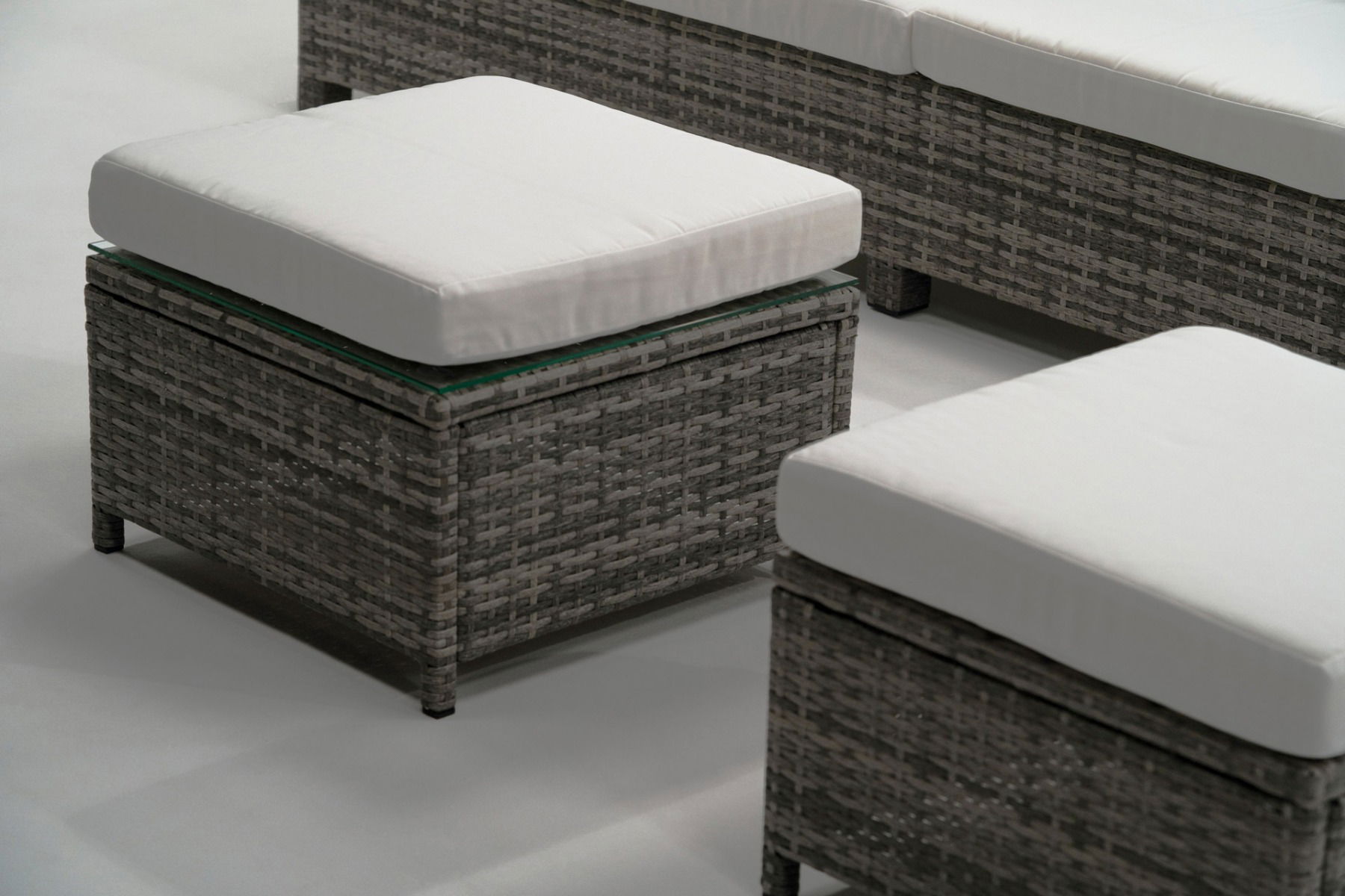 Lugano (Rattan Gris ceniza)