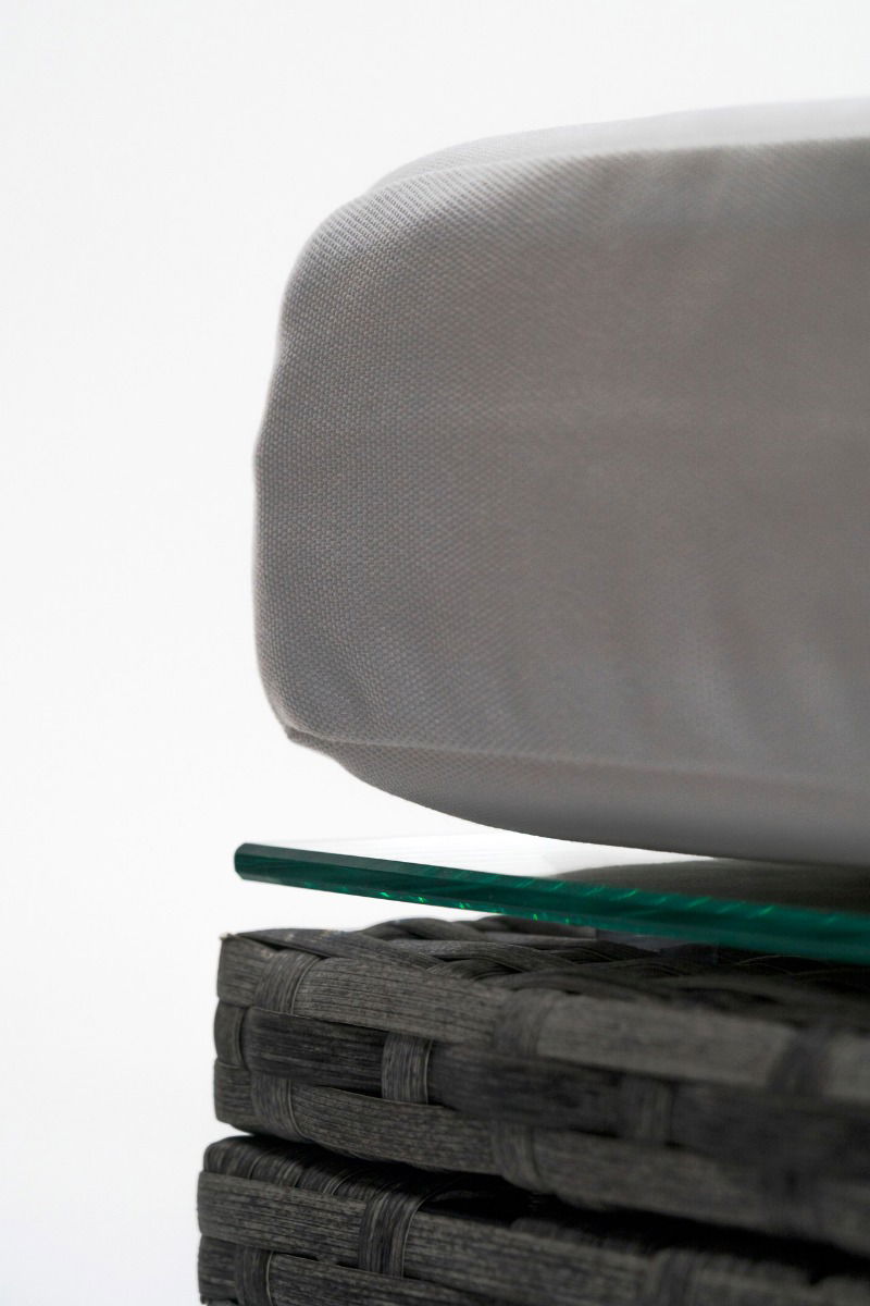 Lugano (Rattan Gris ceniza)