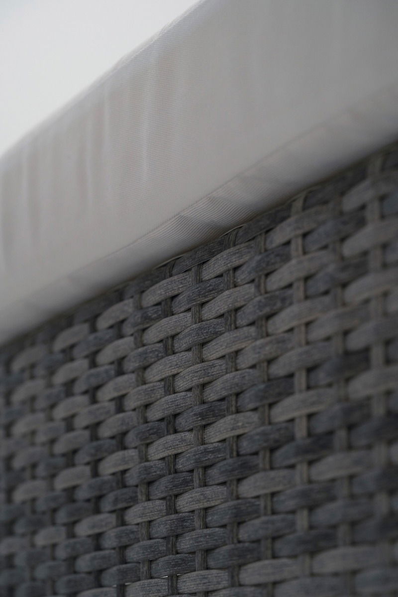 Lugano (Rattan Gris ceniza)