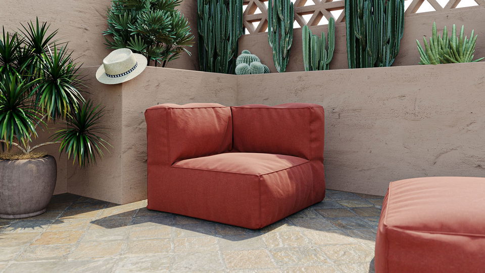 SAMBA - Sillón esquinero para sofá modular