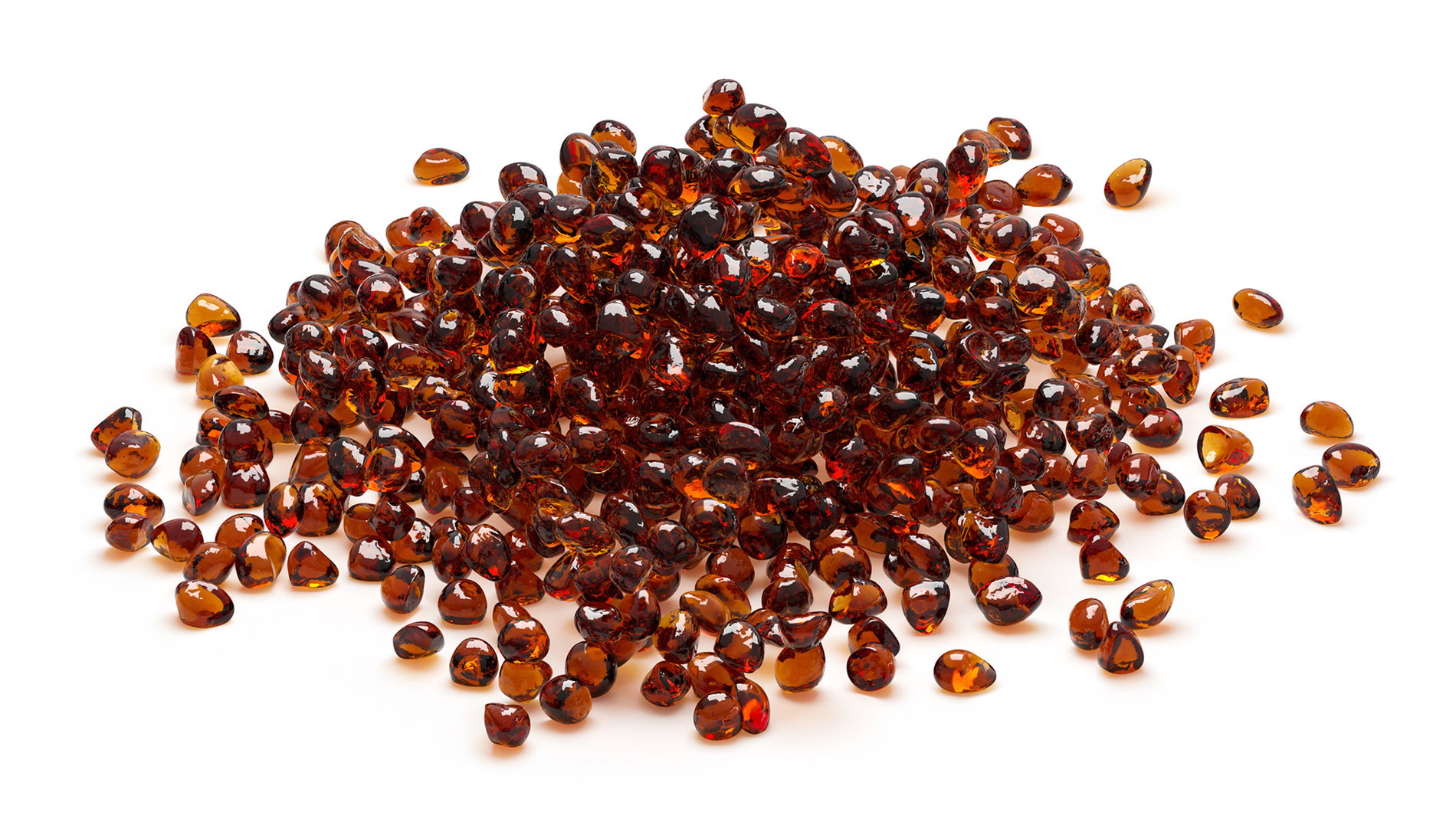 Glassteine für den Feuertisch