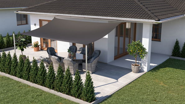 Toldo rectangular - 3x5m