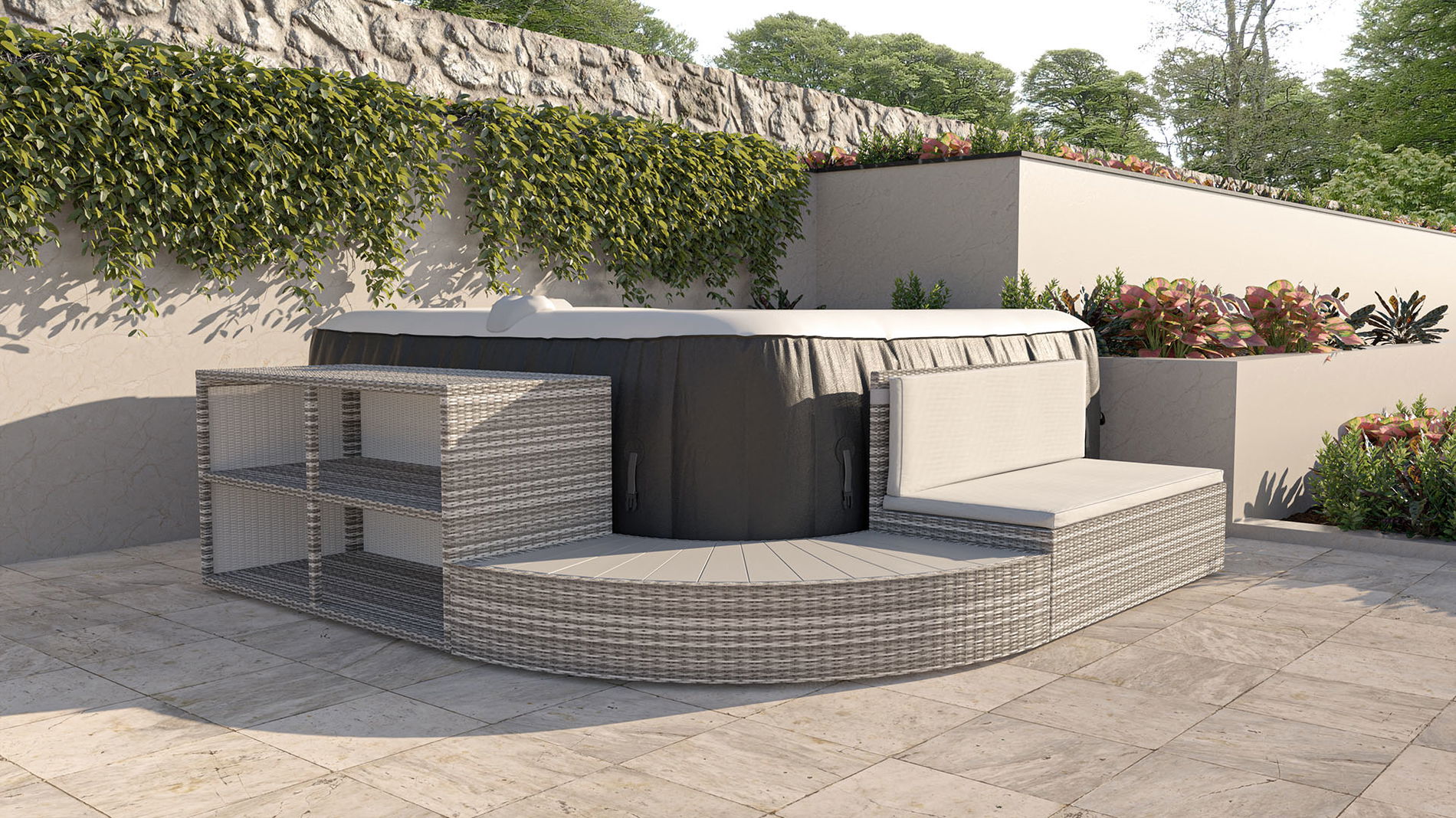 Bordillo de spa Madagascar L