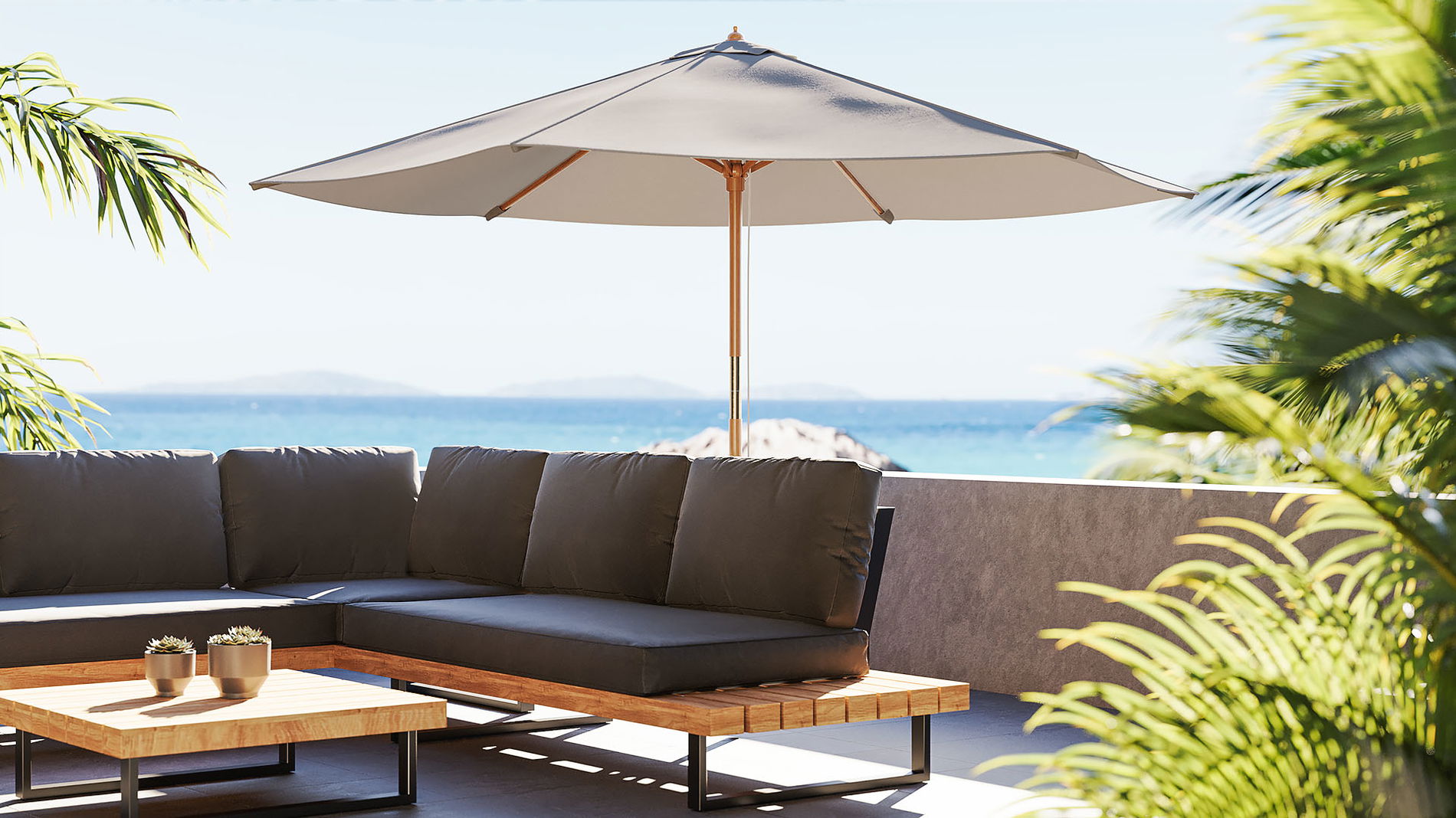 Sombrilla Dominica (sin base)