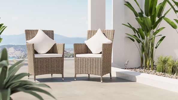 Conjunto de 2 sillas Ceres