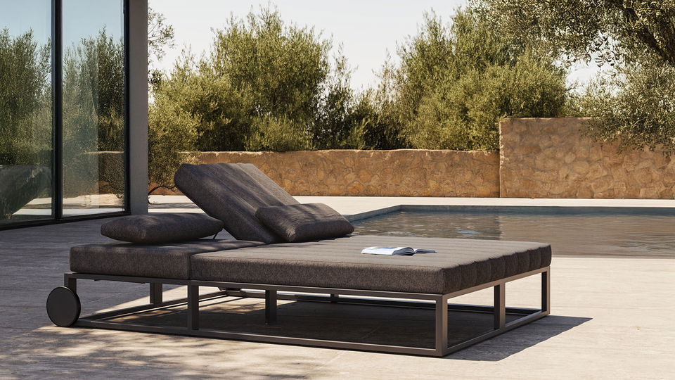 Stripe Tumbona doble