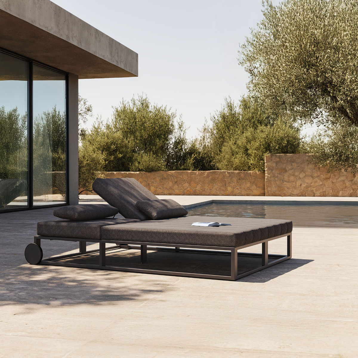 Stripe Tumbona doble