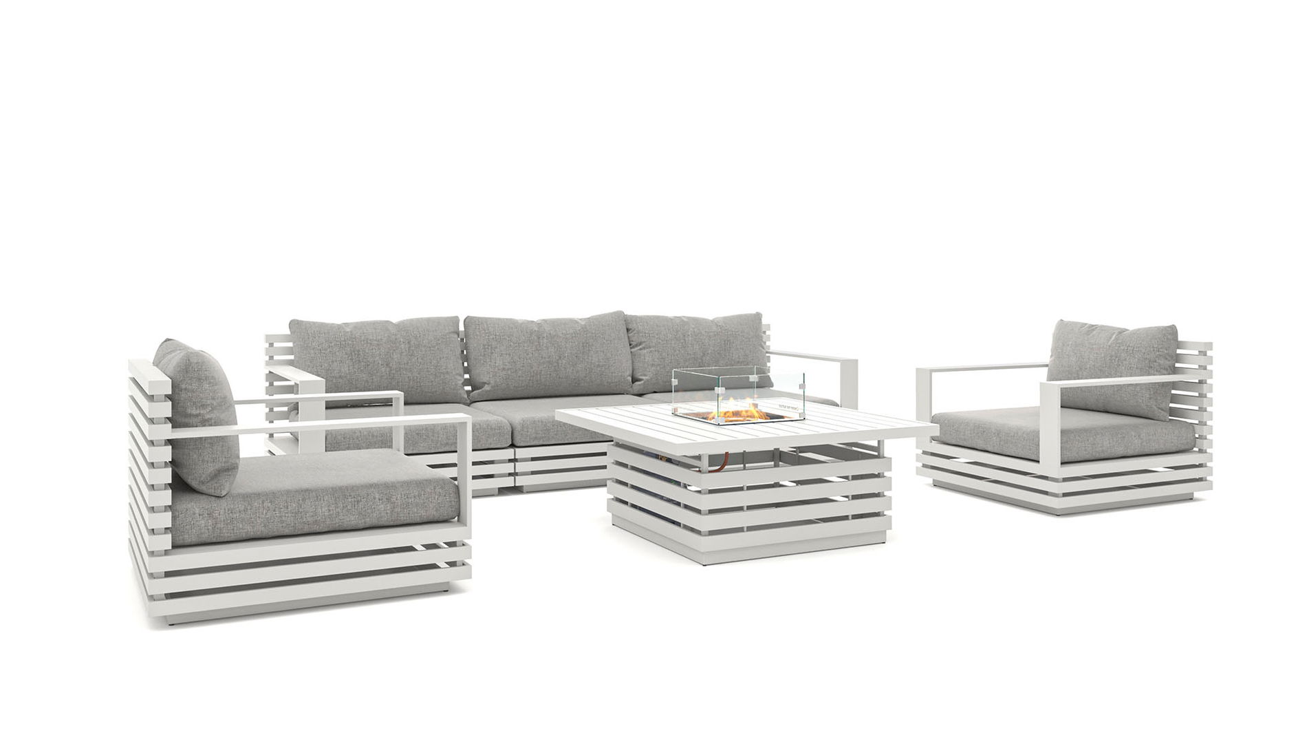 RN-4 M con mesa brasero de gas