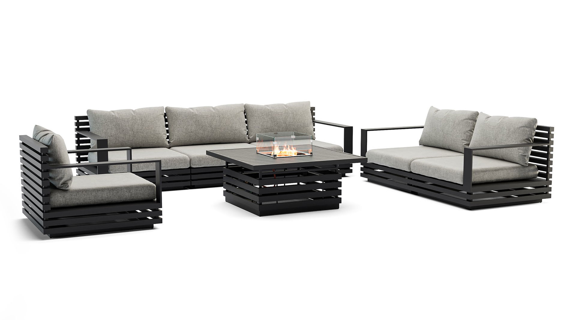 RN-4 L con mesa brasero de gas