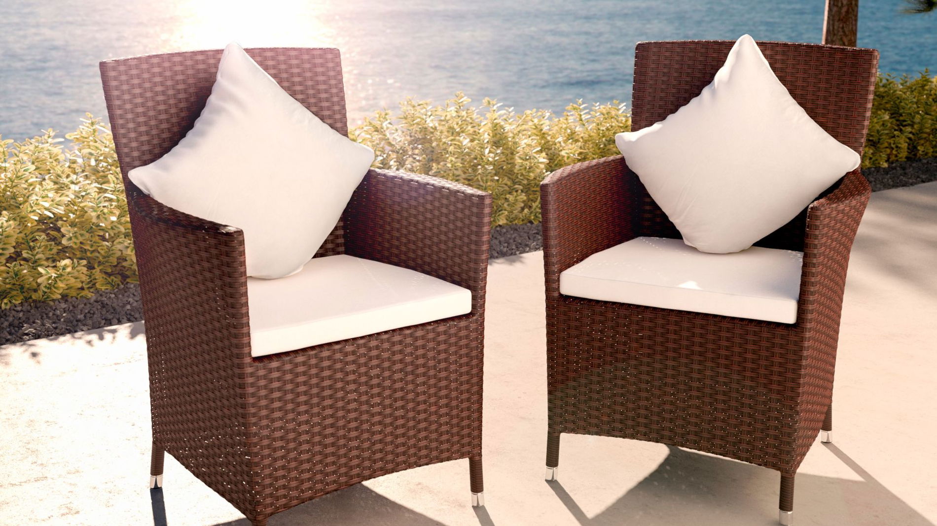 Conjunto de 2 sillas Ceres