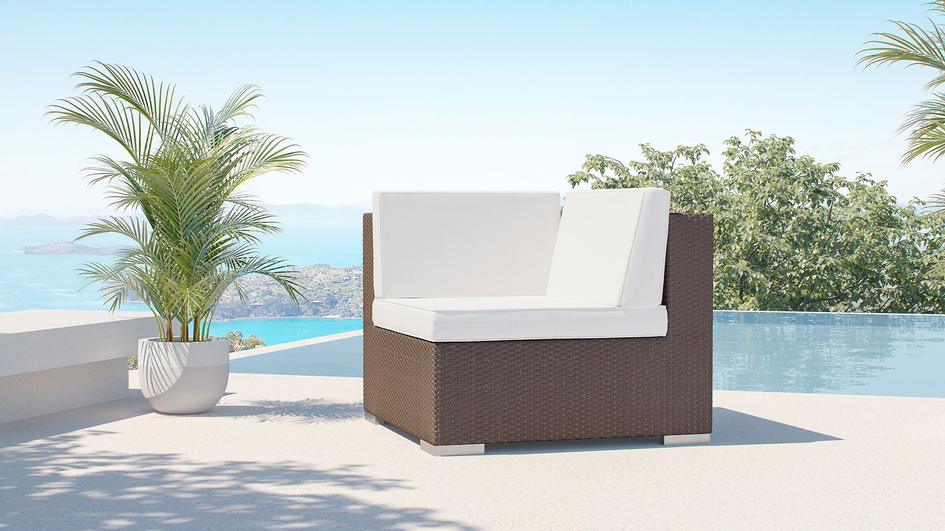 Epona / Athena F (1x sillón esquinero) negro absoluto