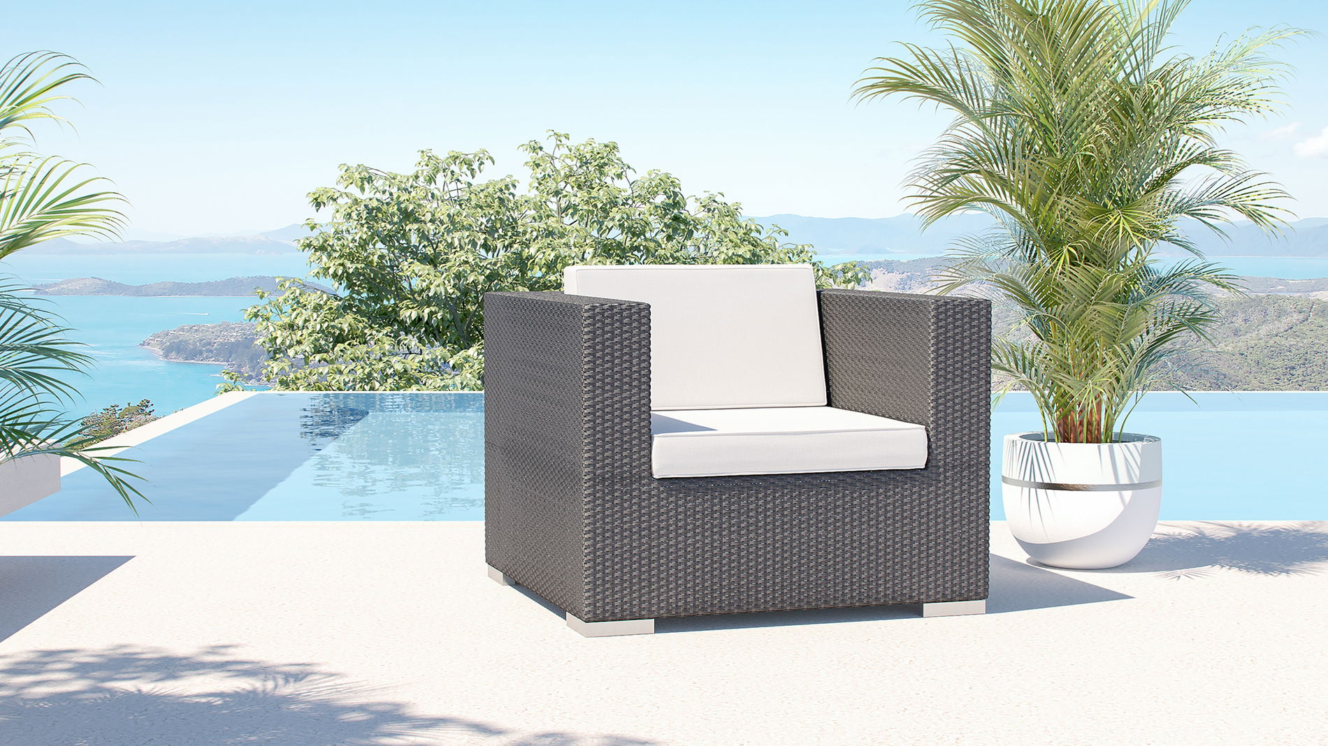 Epona / Athena D (1x sillón individual) negro aboluto