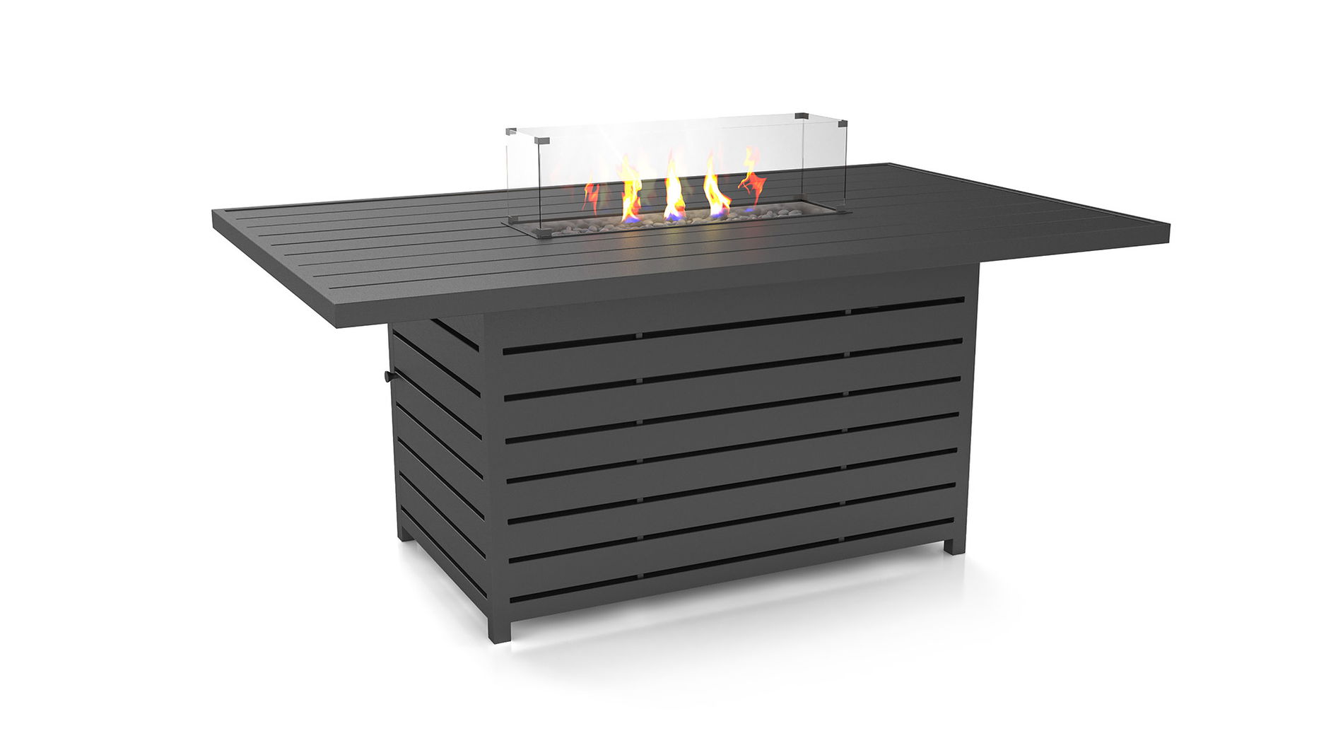 Matteo Corner con mesa brasero de gas