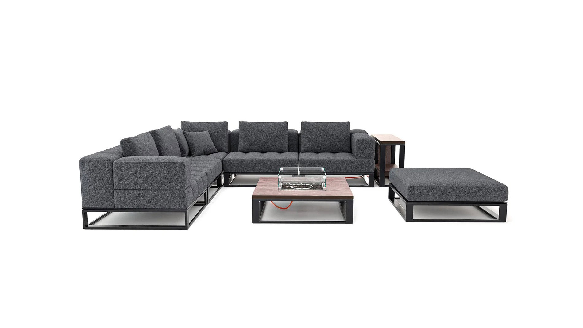 STRIPE L CON MESA DE FUEGO