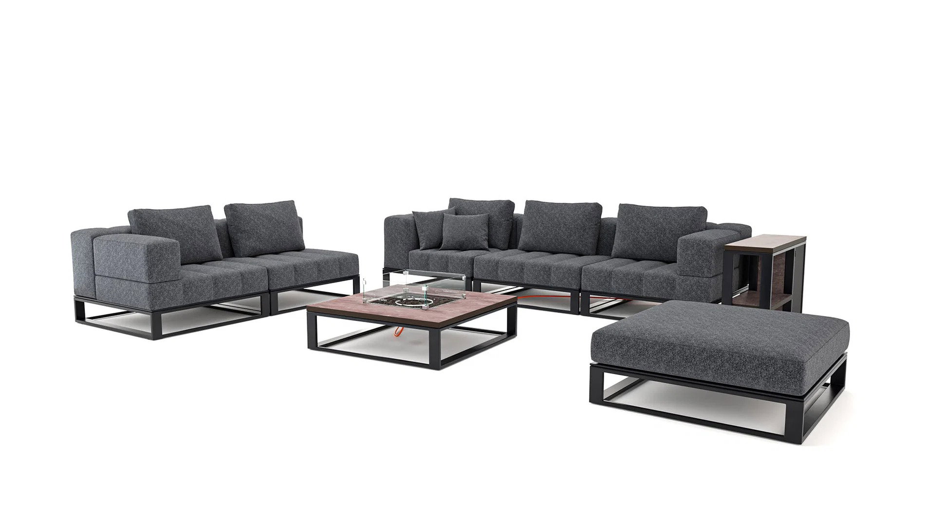 STRIPE L CON MESA DE FUEGO